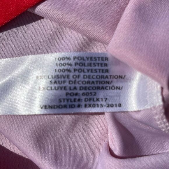 Spicy Tuna Coastal Outfitter Girls Swim Top Medium Yellow Red Long Sleeve - Picture 3 of 6